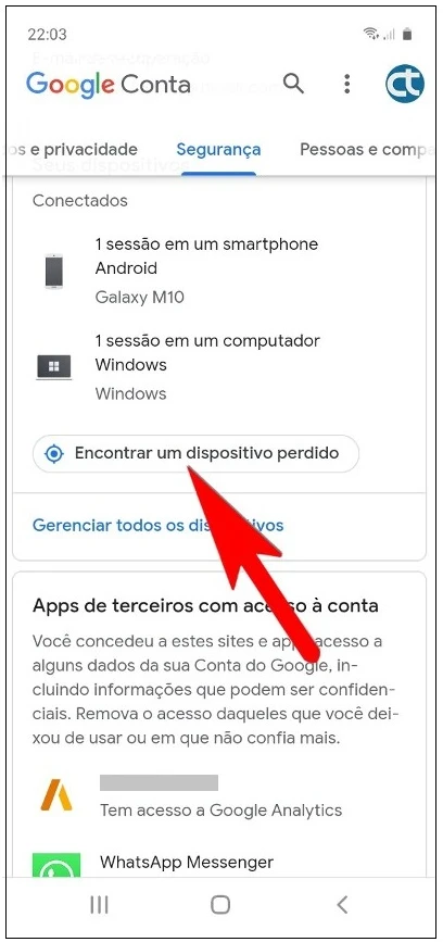 Como apagar remotamente todos os dados pessoais do celular?