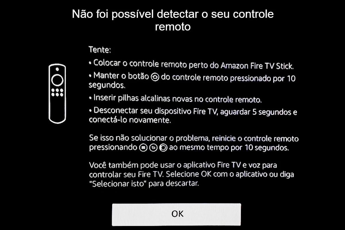 Fire TV Stick: como reiniciar o controle remoto