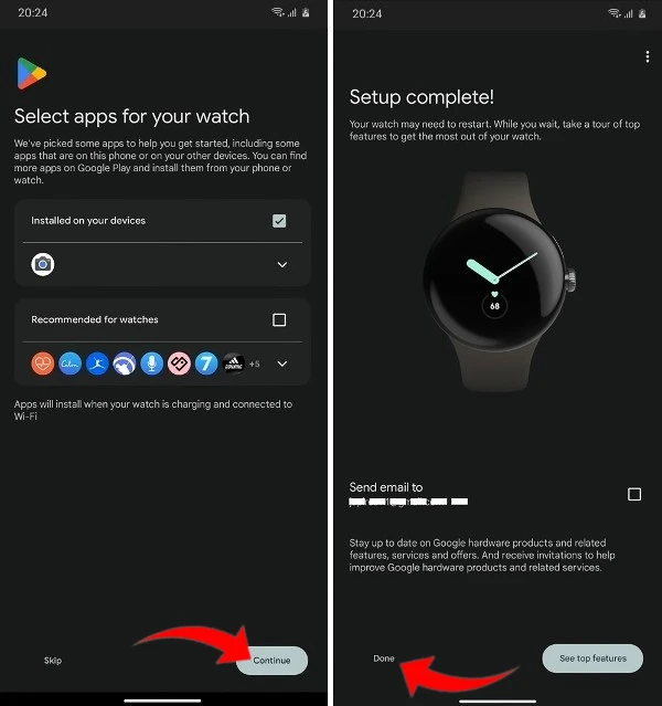 Conectando o Google Pixel Watch com o celular