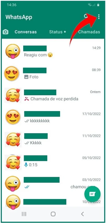 Como ocultar status online do WhatsApp no Android?