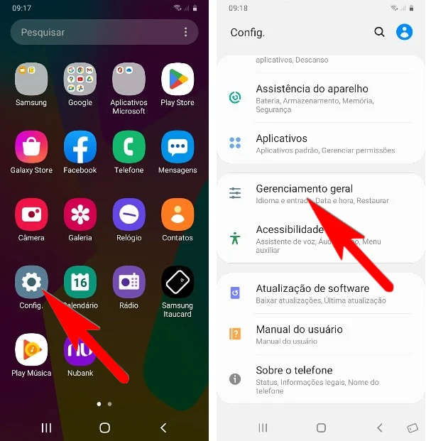 Como formatar Samsung Galaxy M10 pelas configurações?