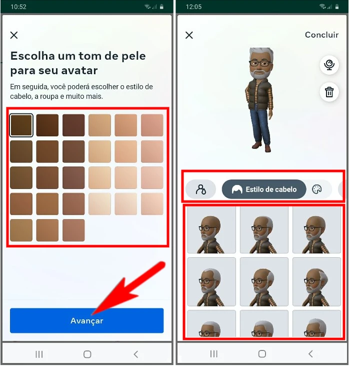 Como criar avatar no WhatsApp?