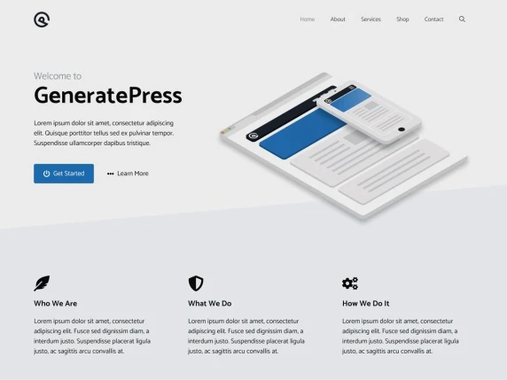 Theme WordPress GeneratePress