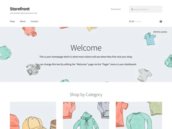 Tema WordPress Storefront