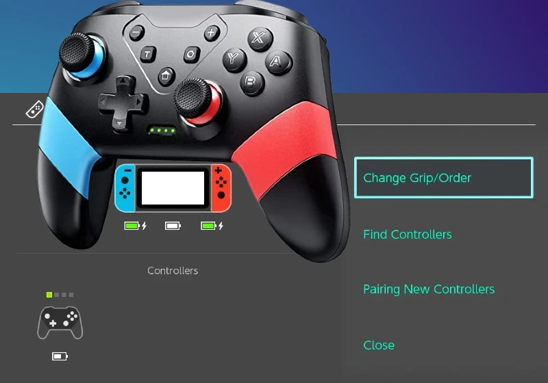 Conectando o Pro Controller no Nintendo Switch