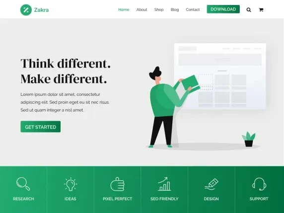 Theme WordPress Zakra