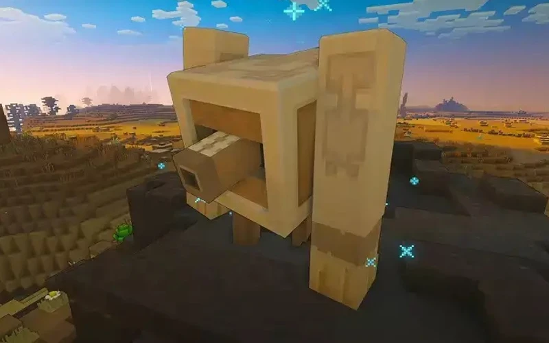 Quais são os Primeiros Golems do Minecraft Legends