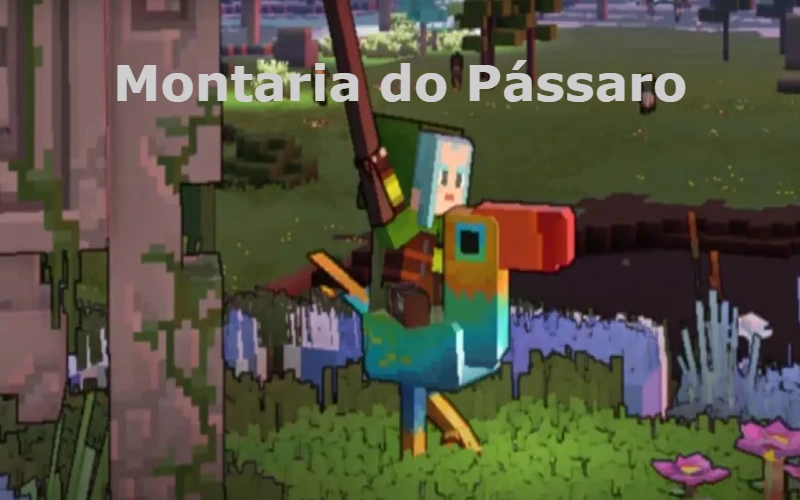 Minecraft Legends: Montaria do Pássaro