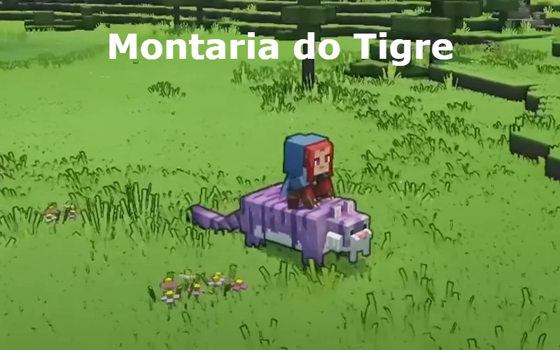 Minecraft Legends: Montaria do Tigre