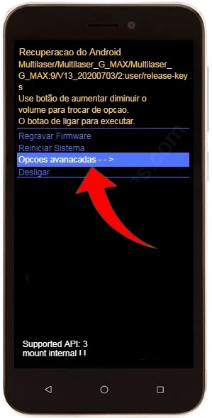 Como formatar o Multilaser E 2 3G através do modo de recuperação?