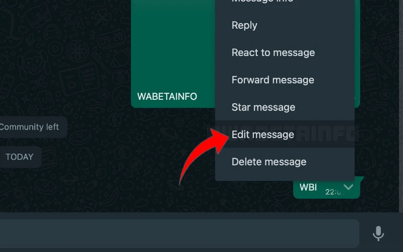 Como editar suas mensagens envidas no WhatsApp Web?