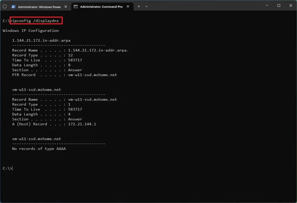 Como liberar o cache DNS no prompt de comando do Windows 11?