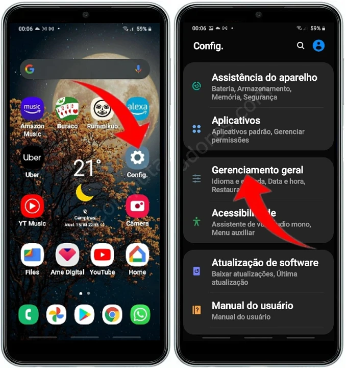 Como formatar o Samsung Galaxy M34 5G pelas configurações?