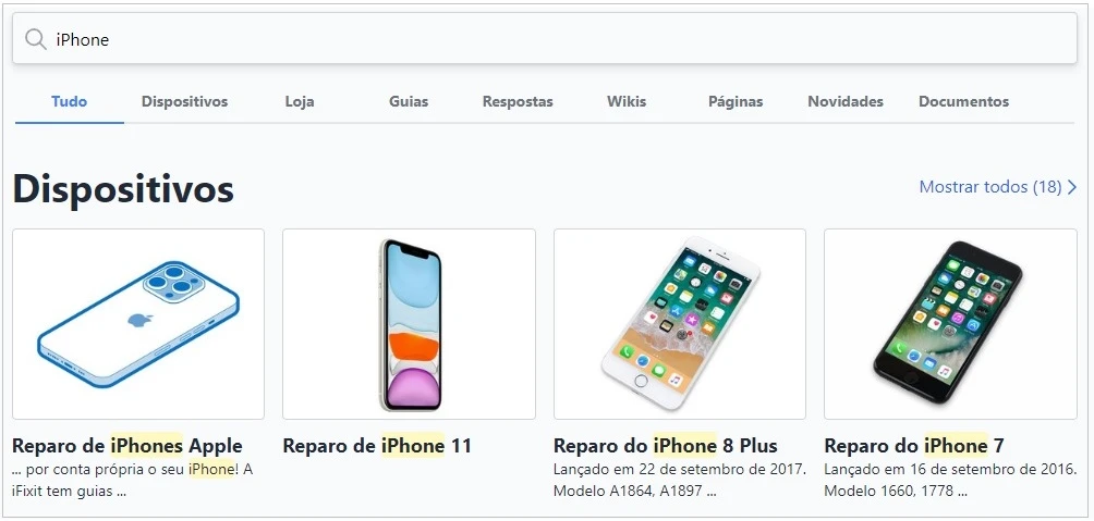 Como consertar seu iPhone ou iPad com o iFixit?