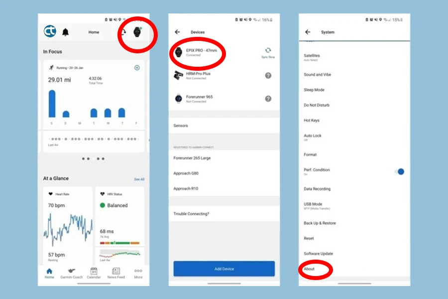 Como saber se o seu Garmin está executando o software mais recente?