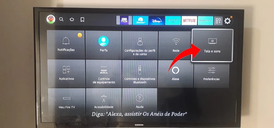 Como configurar o espelhamento de tela do Fire TV Stick?