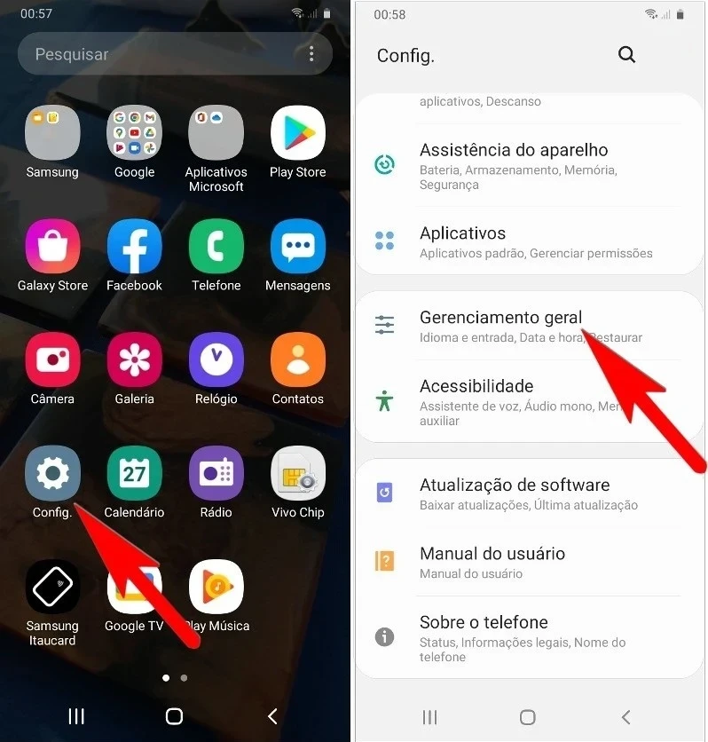 Como formatar o Samsung Galaxy M14 através das Configurações?