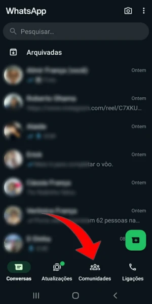 Criando uma Comunidade no WhatsApp a partir do celular.