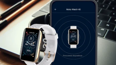 Como configurar o Moto Watch 40?