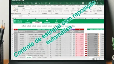 Como criar planilha de controle de estoque com reposição automática