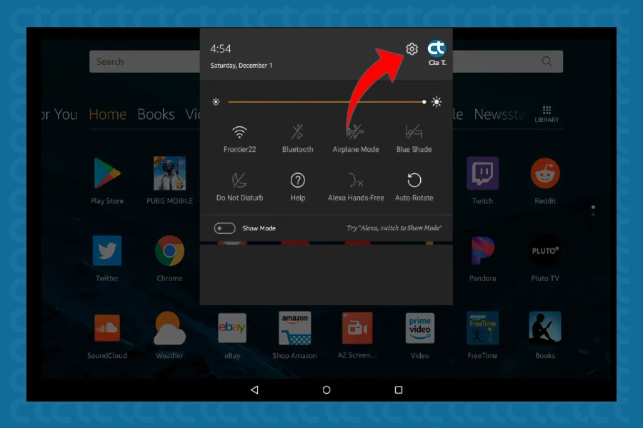 Como formatar tablet Amazon Fire HD 10 pelas configurações?