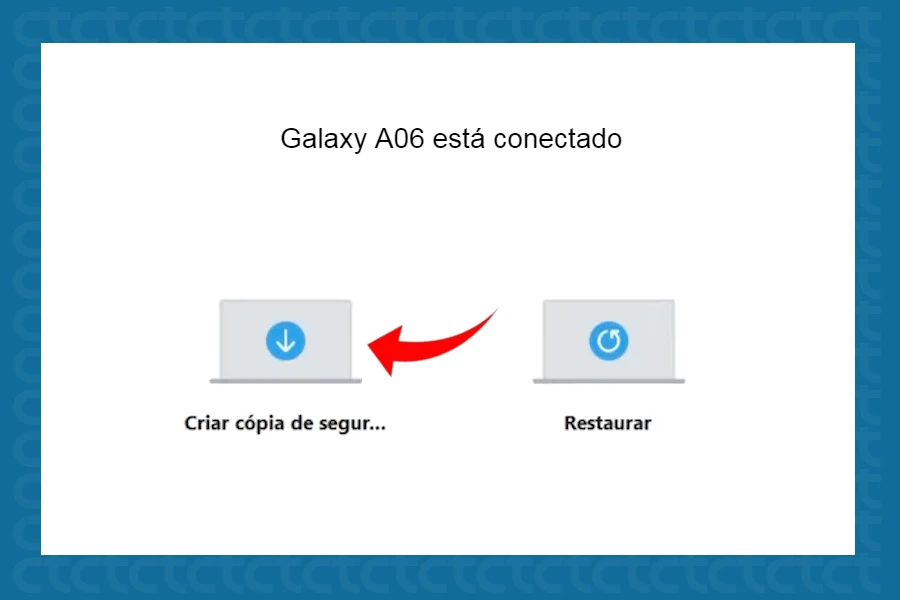 Como fazer backup no Samsung Galaxy A06 usando o Smart Switch